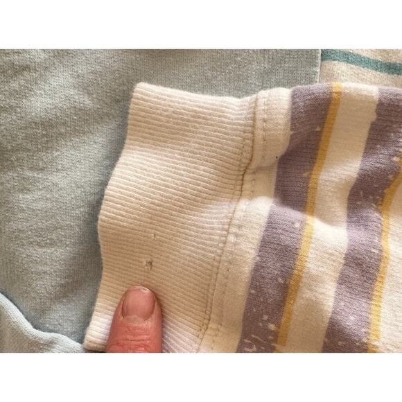 SPLENDID Longsleeve Cropped Striped Hoodie Sweatshirt Pullover Kids Size 12 - Picture 5 of 5